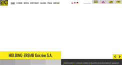 Desktop Screenshot of holding-zremb.pl